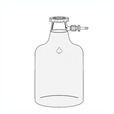 溶液瓶, 带塑料强化涂层, 带Ace-Safe